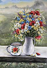 Obrazy - Lúčne kvety - 14516519_