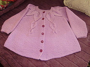 Detské oblečenie - Detský pletený svetrík - 14515730_
