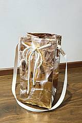 Iné tašky - Taška trebárs aj na vínko z umývateľného papiera - 14514638_