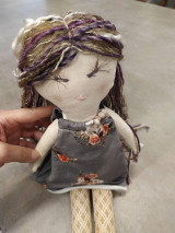 Hračky - Dayana, textilná bábika - 14518223_
