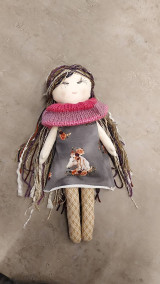 Hračky - Dayana, textilná bábika - 14518230_