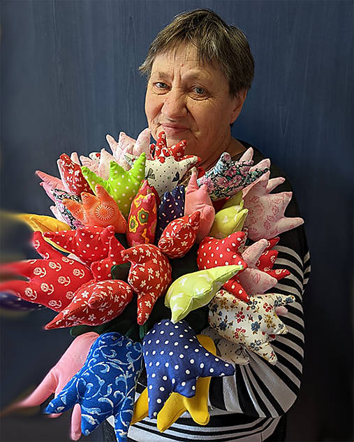 Dekorácie - Kvety - kytička - cena za kus - 14518225_