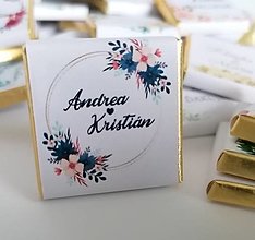 Darčeky pre svadobčanov - Svadobné čokoládky - 14519413_