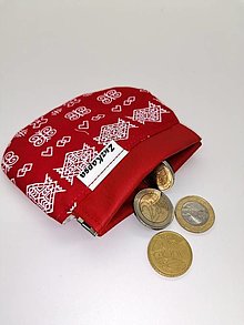 Peňaženky - peňaženka mincovka - 14522726_