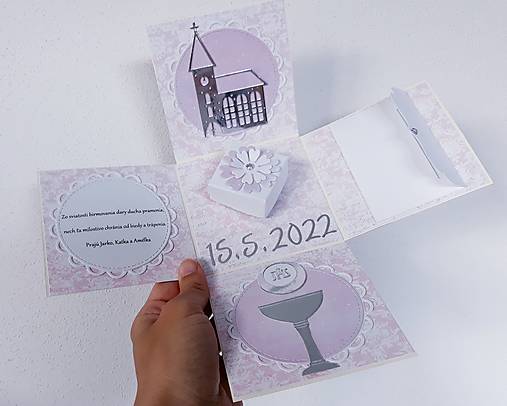 Úložné priestory & Organizácia - Box na birmovku - 14522659_