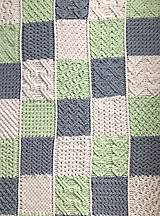 Úžitkový textil - Patchwork deka 180x120cm z Alize Puffy Fine - 14522680_