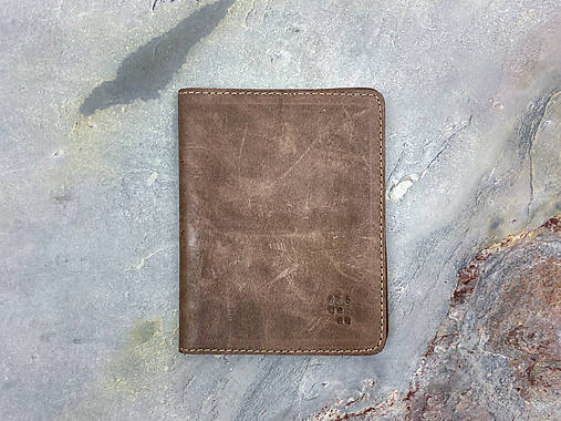 Kožený obal na pasy, doklady Oceanus (Béžová)