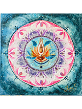 Obrazy - 3D Mandala - Jasné znamenie- Esencia rozkvetu - 14521851_