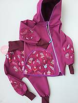 Detské oblečenie - Softshellová bunda "ballerina"  (110-116, dl: 50cm) - 14525008_