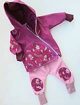 Detské oblečenie - Softshellová bunda "ballerina"  (110-116, dl: 50cm) - 14525081_
