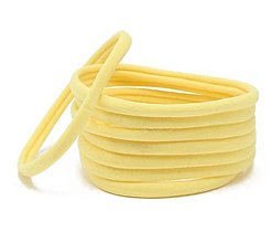 Galantéria - CE103 Nylónová elastická čelenka pre deti (Žltá) - 14526192_