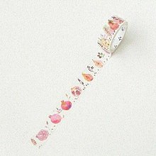 Papier - WP101 Washi páska ovocie 1,5 cm  (Mix ovocia) - 14526229_