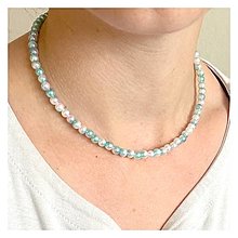 Sady šperkov - Pastel Pearls Jewelry Elastic Set / Pastelový set náhrdelníka a náramku (náhrdelník) - 14534552_