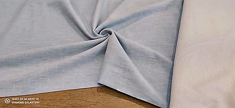 Textil - Ľanovina - Prepravná - Cena za 10 centimetrov (Svetlo modrá) - 14533002_