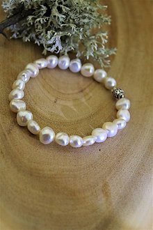 Náramky - prírodné perly náramok - 14534496_