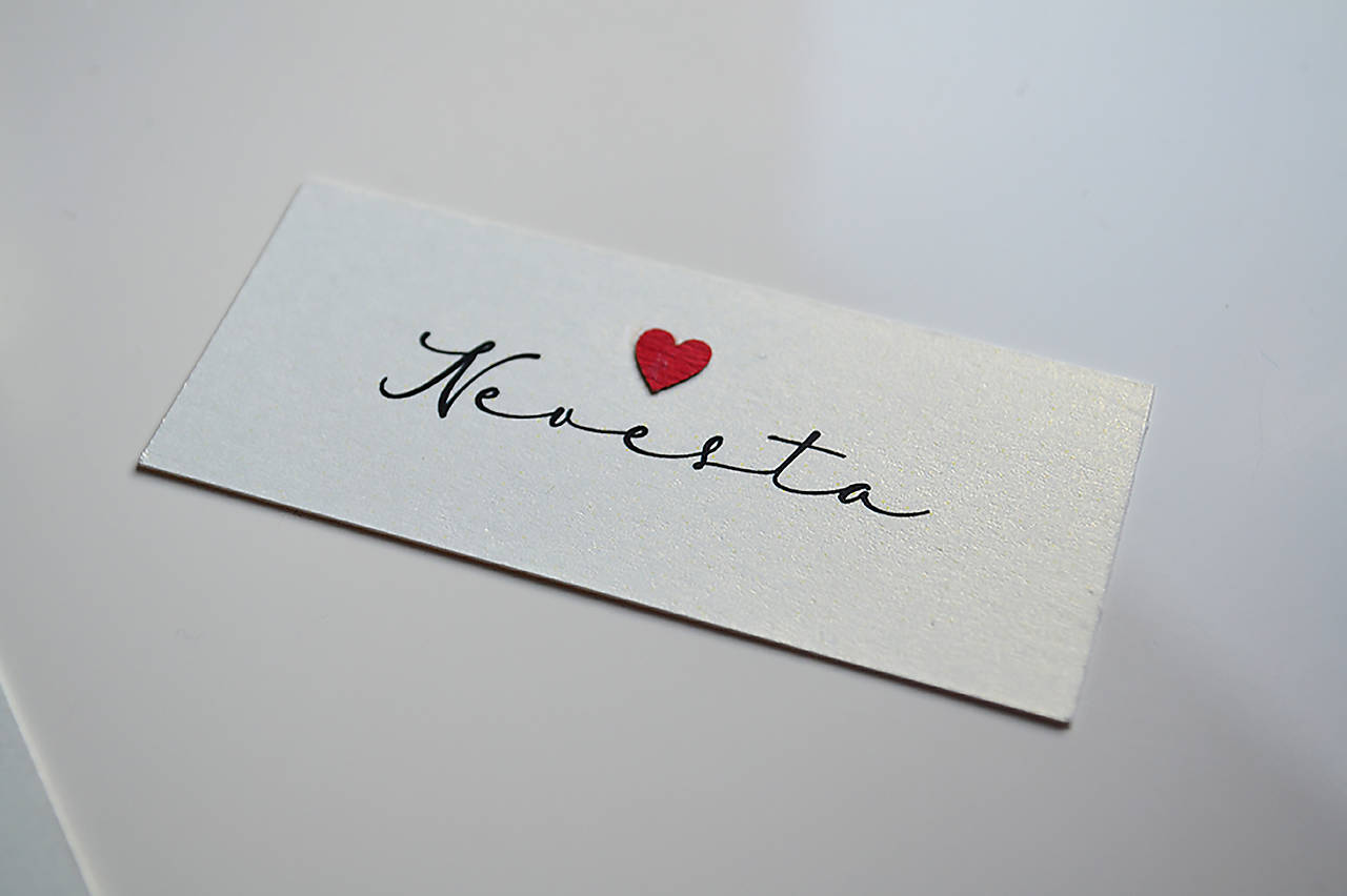 Svadobné oznámenie Transparent neutral (Menovka)