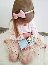 Hračky - Zima - malá bábika s postieľkou - 14532433_