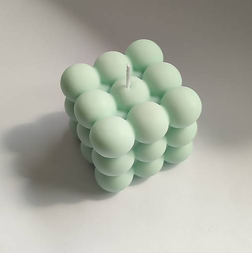  - Sójová sviečka Bublinky VIRIDIS (bez vône) - 14534650_