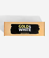 Batohy - Čierny batoh Gold & White - Flos Aureus - 14534829_
