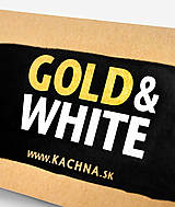 Batohy - Čierny batoh Gold & White - Flos Aureus - 14534831_