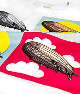 Topy, tričká, tielka - Dámske tričko Warholova vzducholoď - 14534915_