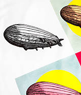 Topy, tričká, tielka - Dámske tričko Warholova vzducholoď - 14534916_