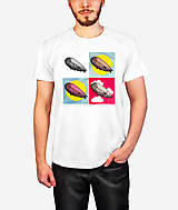 Pánske oblečenie - Pánske tričko Warholova vzducholoď - 14534919_