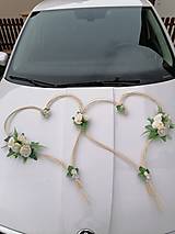 Dekorácie - Srdcia na svadobné auto - 14540823_