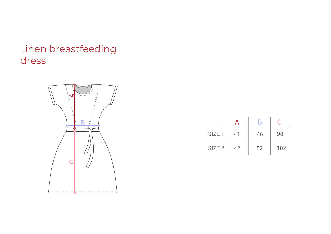 ľanové šaty na dojčenie (rôzne farby)