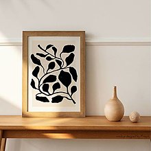 Grafika - Plagát| Matisse| Čierne rastliny 01 - 14544087_
