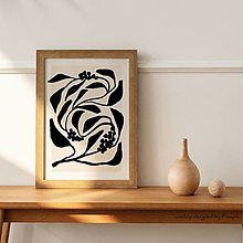 Grafika - Plagát| Matisse| Čierne rastliny 02 - 14545144_