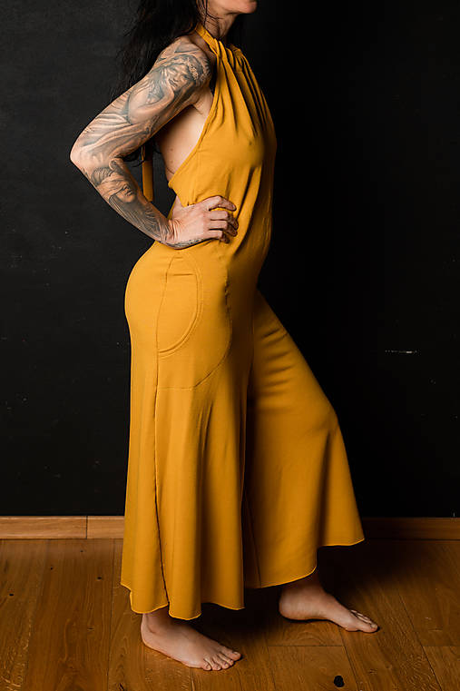 Overaly - Overal Dolly kukurica - 14544958_