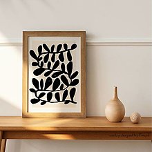 Grafika - Plagát| Matisse| Čierne rastliny 03 - 14545689_