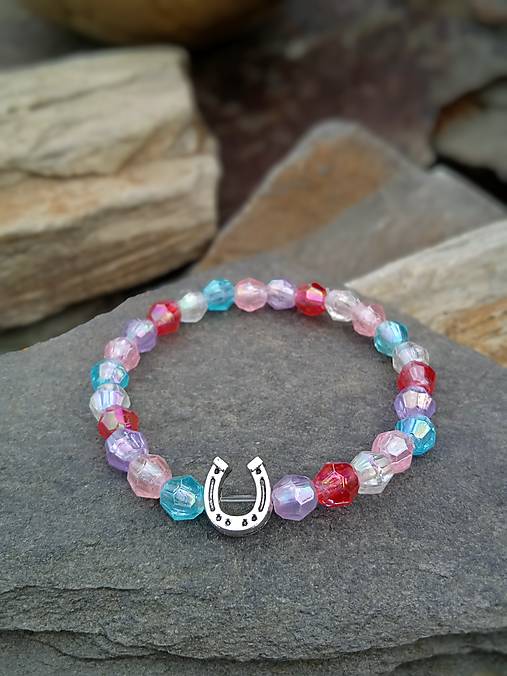 Náramky - Detský náramok pre šťastie - 14546719_