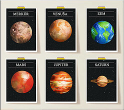 Hračky - Planéty slnečnej sústavy - 14547052_