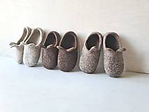 Detské topánky - Vlnené papuče pre deti-zvieratko (21) - 14548379_