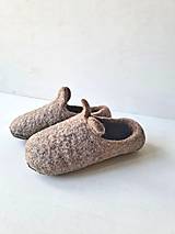 Detské topánky - Vlnené papuče pre deti-zvieratko (21) - 14548403_