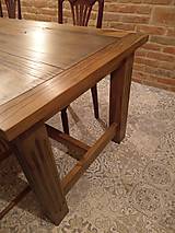 Nábytok - Jedálensky stôl " starý dub 3" - 14547859_