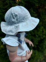 Detské čiapky - Letný klobúčik - 14550625_