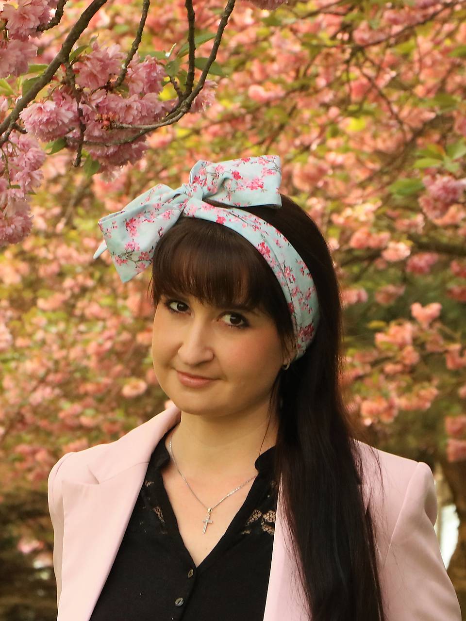 Štýlová šatka sakura