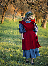 Iné oblečenie - Ľanová zásterka Jo - 14550943_