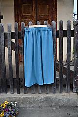 Mušelínová sukňa Modrá