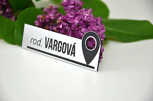 Tabuľky - Menovka na dvere: Google (Zlatá) - 14554792_