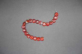 Minerály - Jaspis červený srdiečko fazetované 10x10 - 14553617_