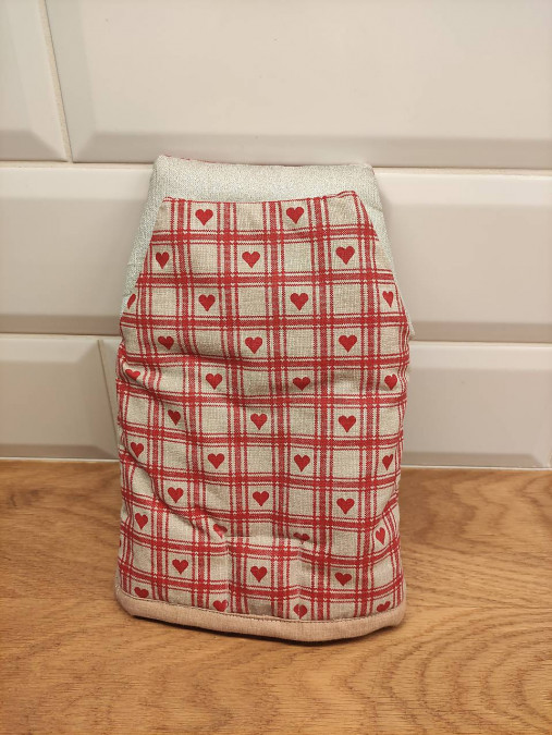 Úžitkový textil - Kuchynské rukavice (chňapky) "Láska nebeská" - 14556070_