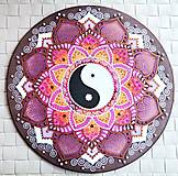 Dekorácie - Mandala šťastného a harmonického vzťahu - 14556630_