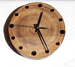 Hodiny - Nástenné hodiny z dreva - Korkové drevo 3 - 14557032_