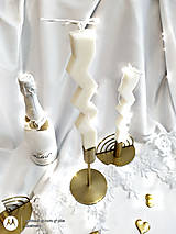 Sviečky - Sviečky na svadobný stôl - 14558364_