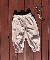 Detské oblečenie - Detské ľanové nohavice (rôzne farby) - 14558277_