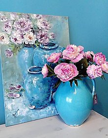 Obrazy - Turquoise velvet - 14560428_